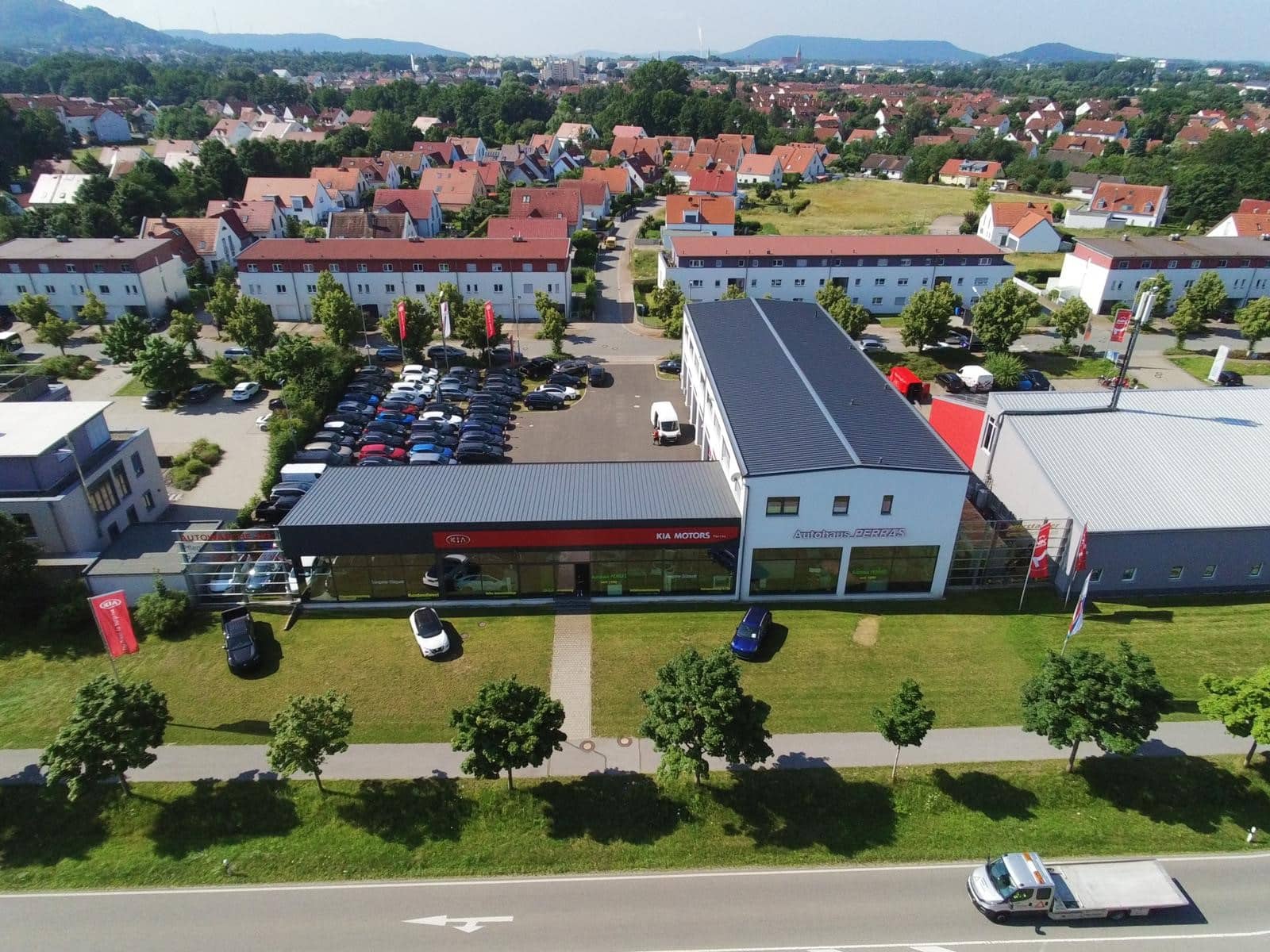 Autohaus Perras in Neumarkt | Luftbild